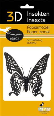 Modello di carta 3D - Farfalla