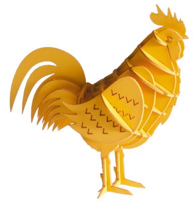 3D-papieren model - Haan