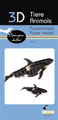 3D Paper Model - Orca