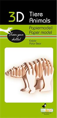 Modello di carta 3D - Orso polare