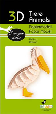 3D-papieren model - Pelikaan