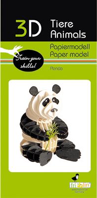 3D-papieren model - Panda