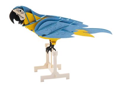 3D-papieren model - Papegaai