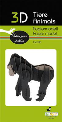 Modello di carta 3D - Gorilla