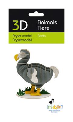 Modelo de papel 3D - Dodo