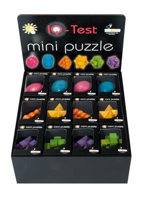 Casse-tête: PUZZLE 3D 5x8x5cm, en couleurs, en bois, en boîte fenêtre, en présentoir