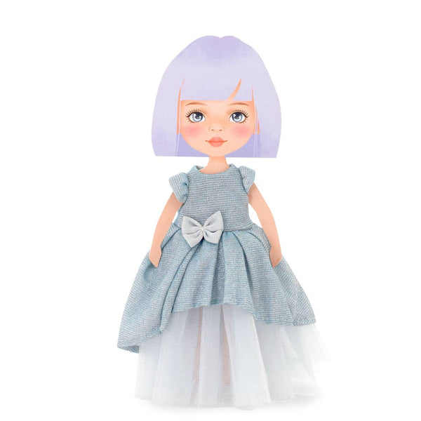 Ensemble de vêtements : robe bleu clair, 28 cm