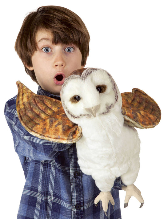 Marionnette à main Chouette des clochers 3124/ Chouette des clochers Folkmanis réaliste