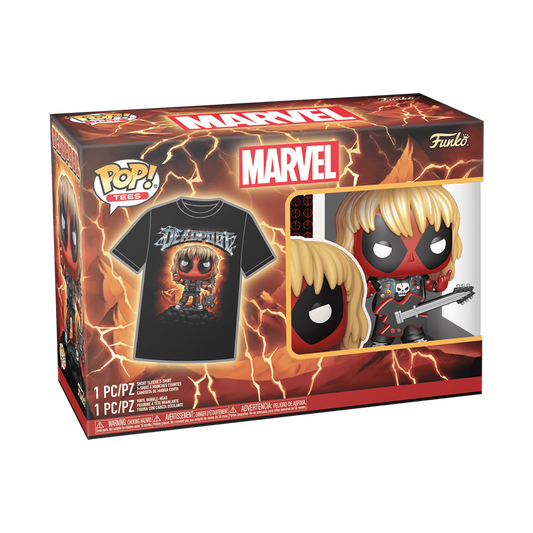 ¡Estallido! & Camiseta Heavy Metal Deadpool (Metálica)