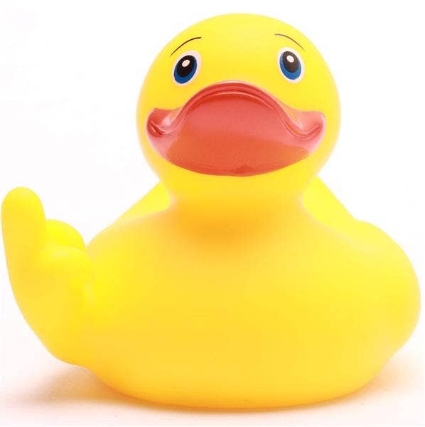 Canard Duck You avec doigt d'honneur