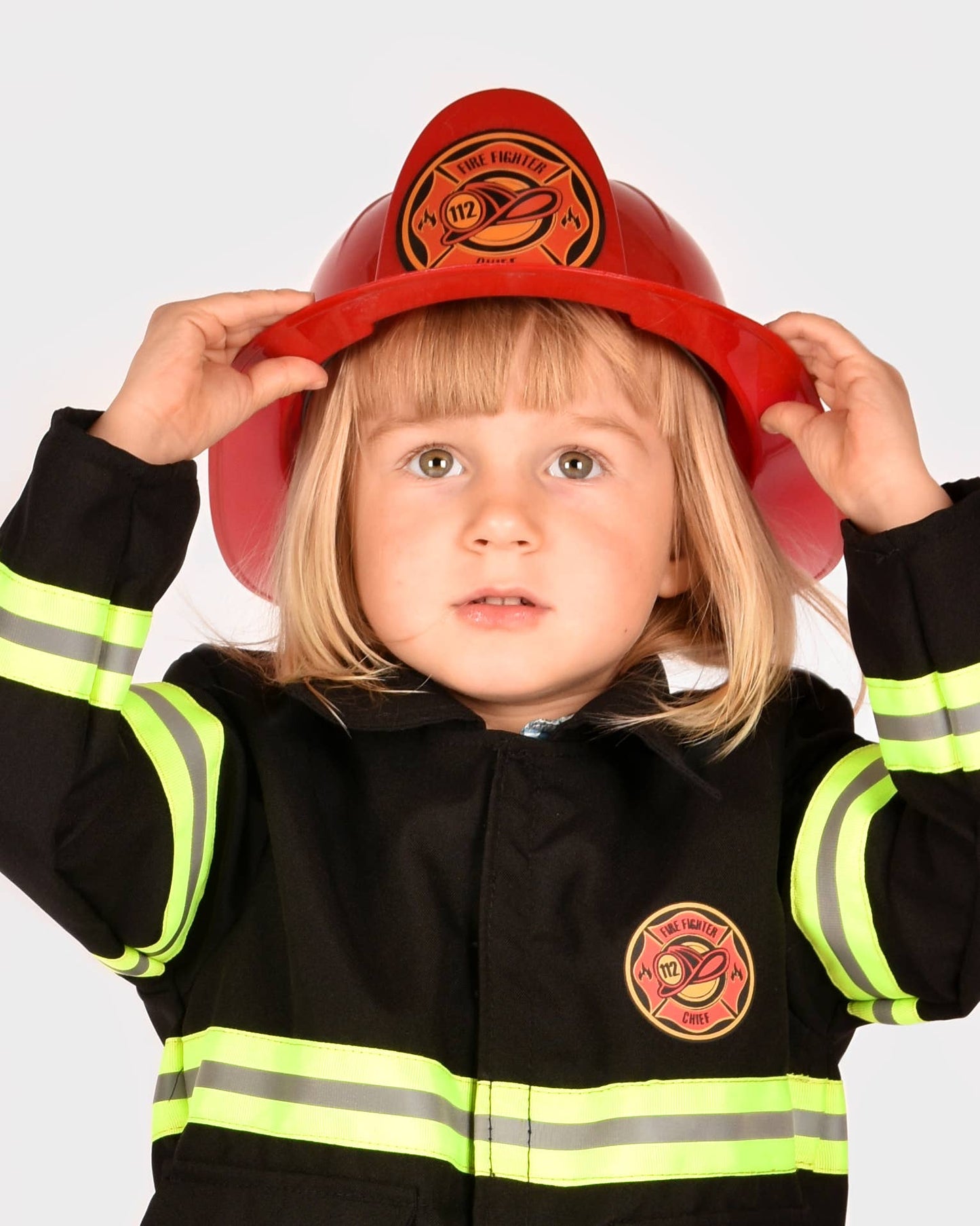 Casque de pompier taille ajustable 28 cm