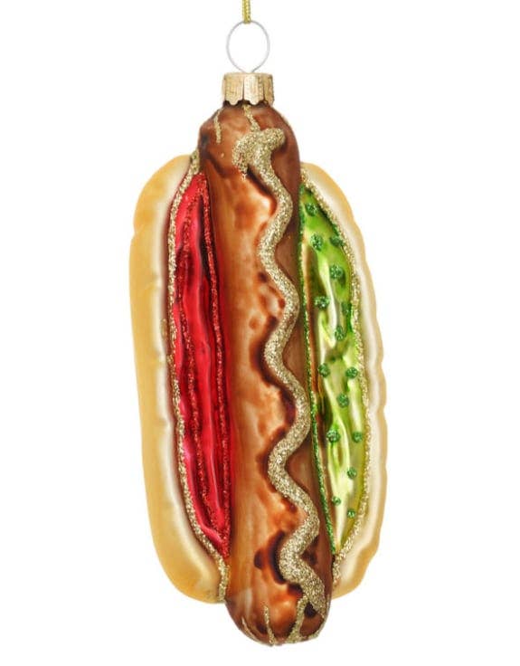 Decorazione da appendere a forma di hot dog
