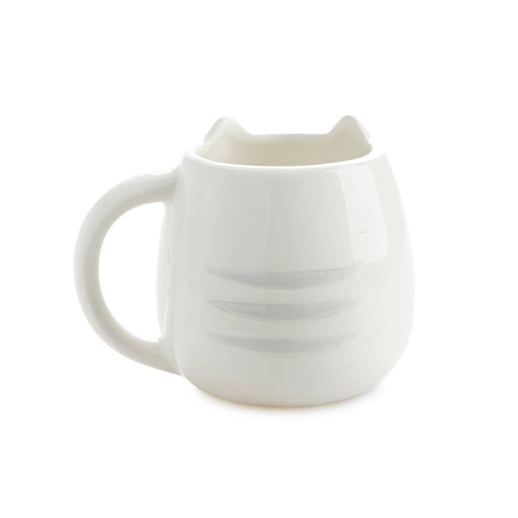 Mug Rond Chat blanc