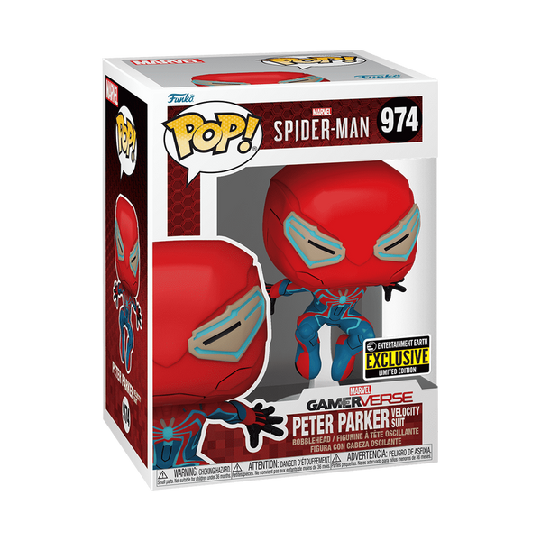 Funko Pop! Peter Parker Velocity Suit – Spider‑Man