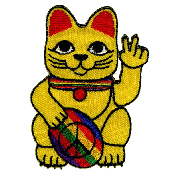 Patch Chat chanceux Peace