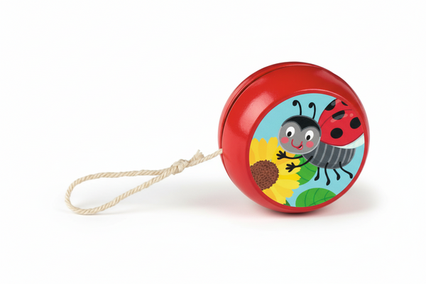 Yo-yo en bois Coccinelle