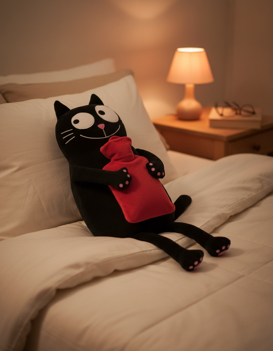 Hot water bottle - Ed, the Cat