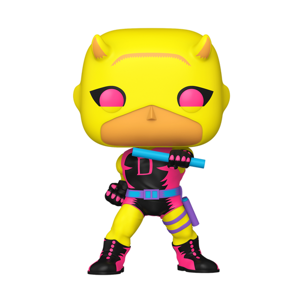 Funko Pop! Jumbo Daredevil (Yellow & Red) (Black Light) – Marvel