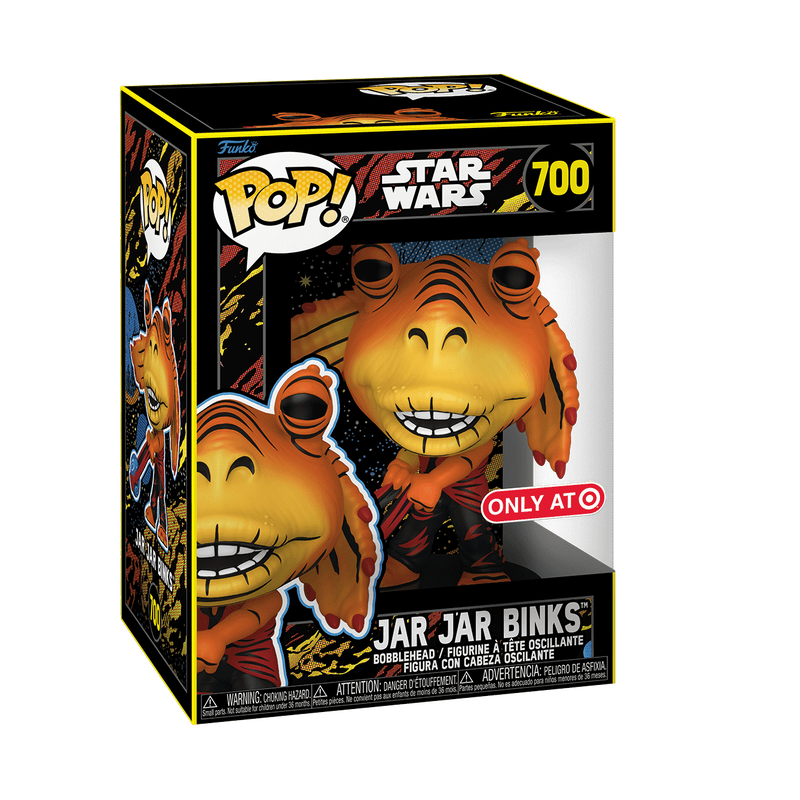 ¡Estallido! Jar Jar Binks con bolas de explosión (retro)