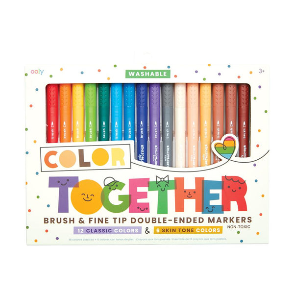 Set di 18 pennarelli multicolori