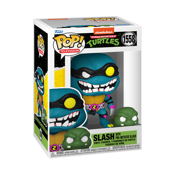 Funko Pop! & Buddy Slash & Pre-mutated Slash – Teenage Mutant Ninja Turtles