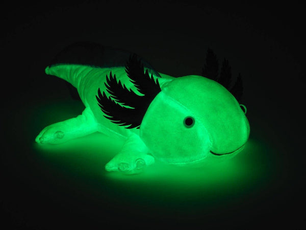 Axolotl - Brille dans le noir - 32 cm - Jouet en peluche Uni Toys