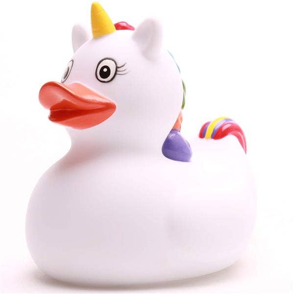 Pato unicornio - blanco