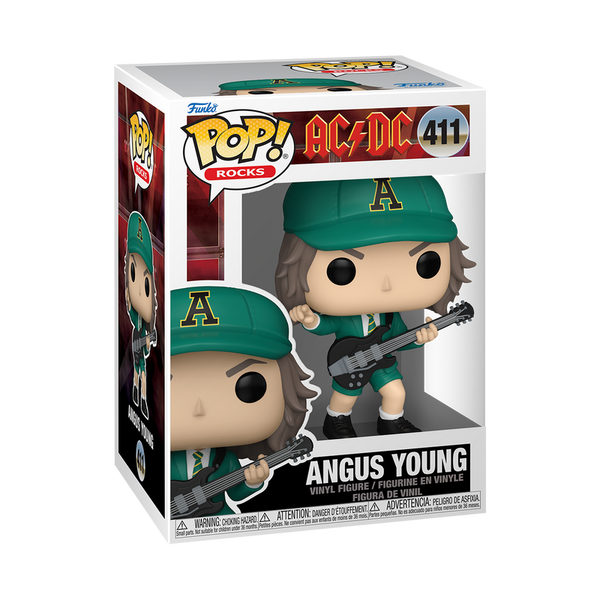Funko Pop! Angus Young en tenue verte – Ac/Dc