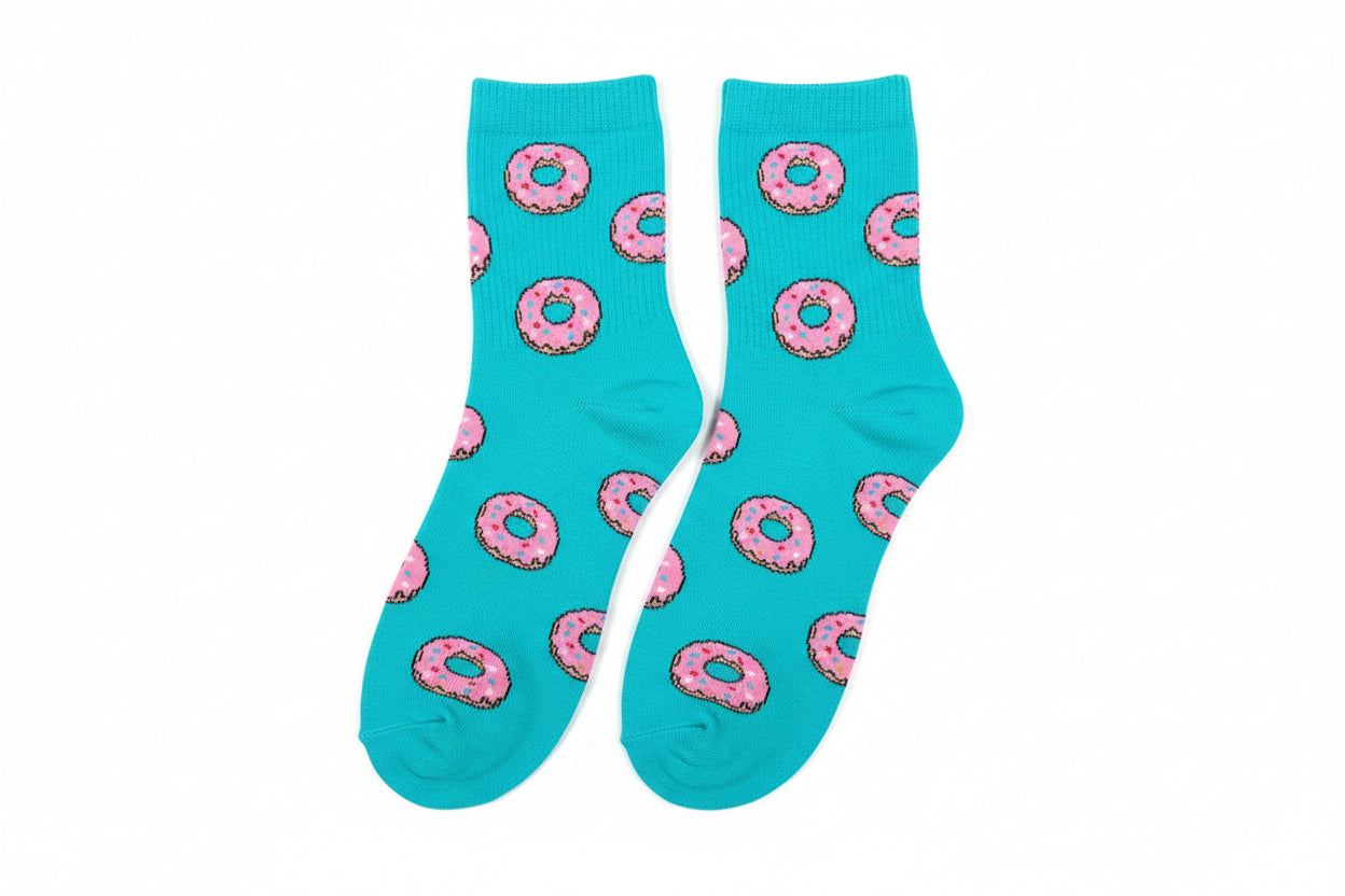 Chaussettes Donuts Roses