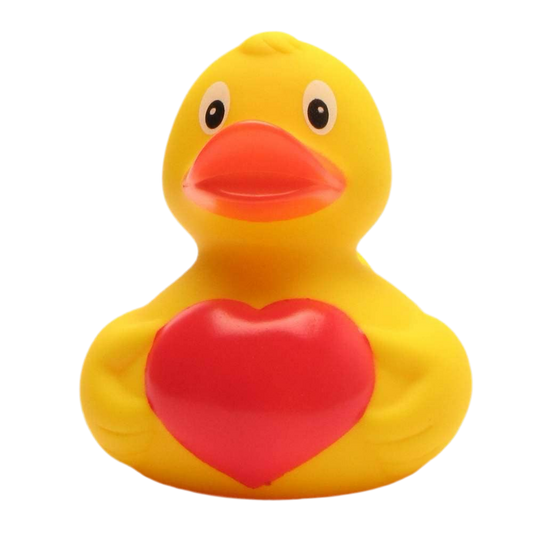 Pato con corazón