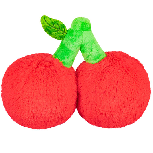 Mini peluche de cereza aplastable