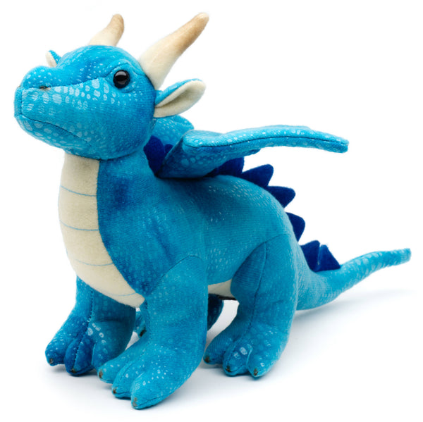 Peluche dragon bleu Uni Toys