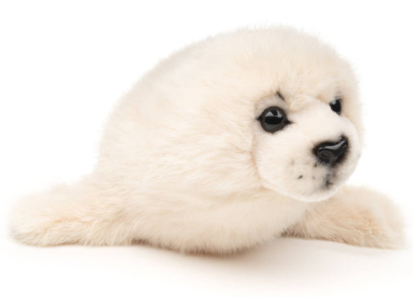 Phoque blanc - 32 cm (longueur) - Peluche Uni Toys