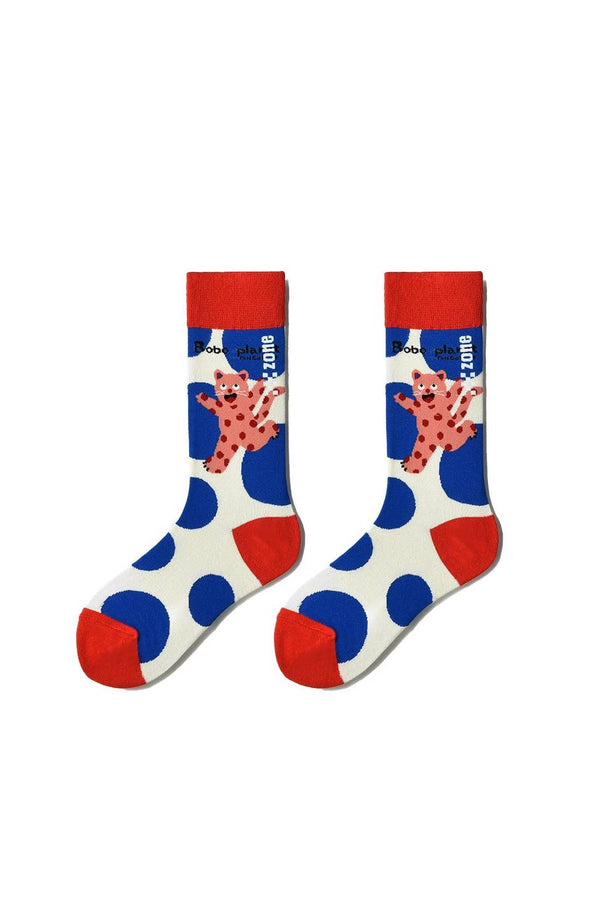 Sokken met luipaardprint “Bobo Jump”