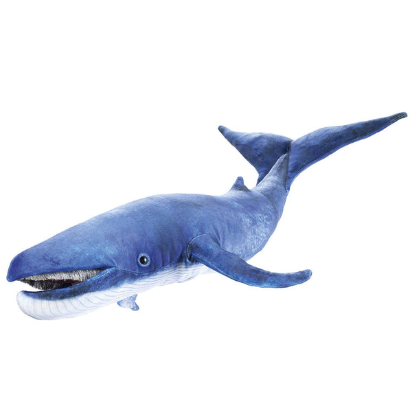 Marionnette à main Baleine bleue 3182/ Baleine bleue Folkmanis réaliste