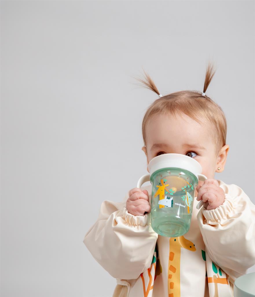 Jungle Animals Long Sleeve Bib