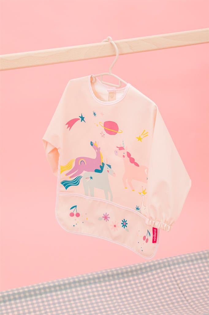 Unicorn Long Sleeve Bib