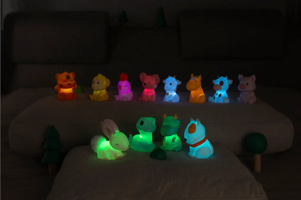 Mini luce notturna con segni zodiacali cinesi