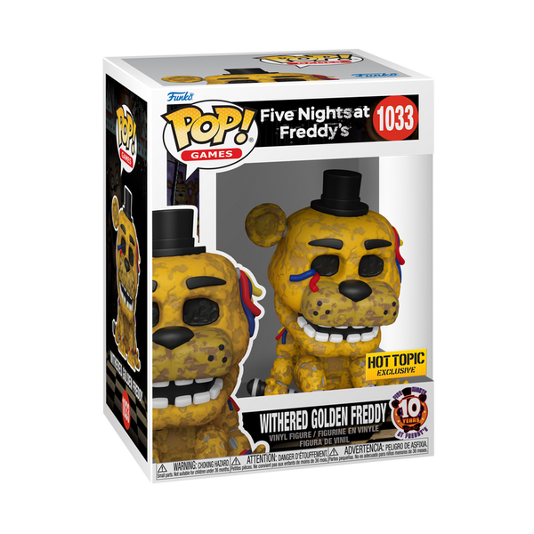 Funko Pop! Withered Golden Freddy – Five Nights at Freddy's