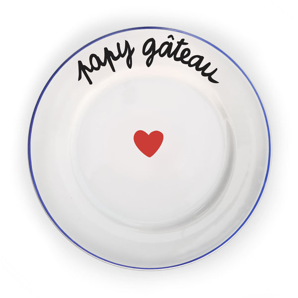 Assiette La Famille S’éclate - Papy Gâteau