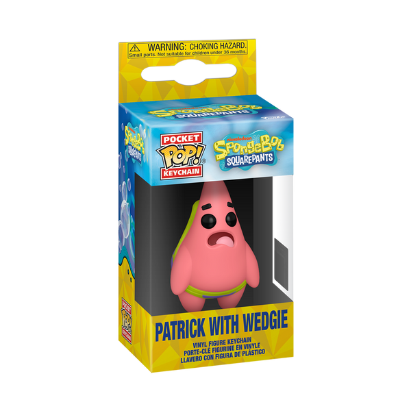 Pop! Keychain Patrick avec Caleçon remonté dans les fesses