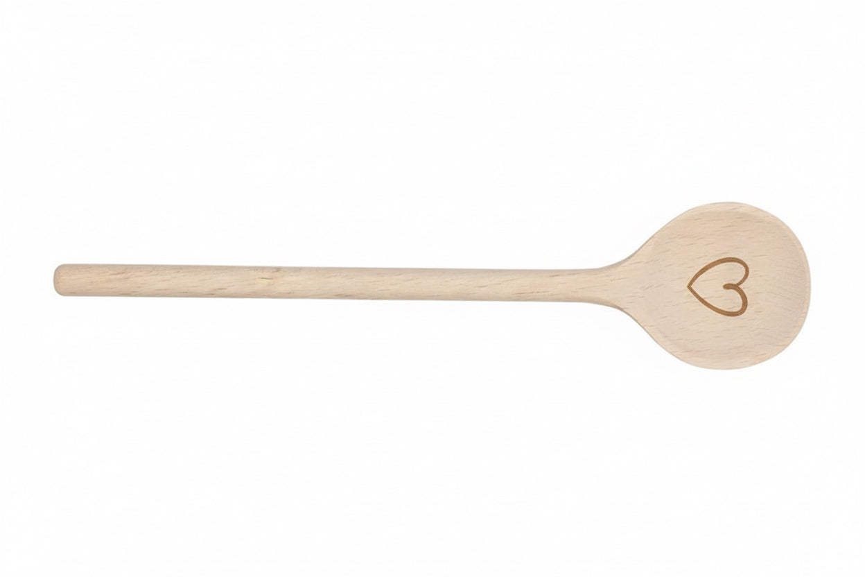 Cucchiaio di legno a forma di cuore