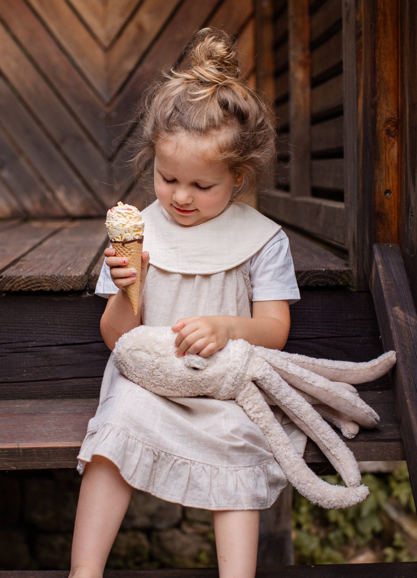 Poulpe en peluche petit | poudre