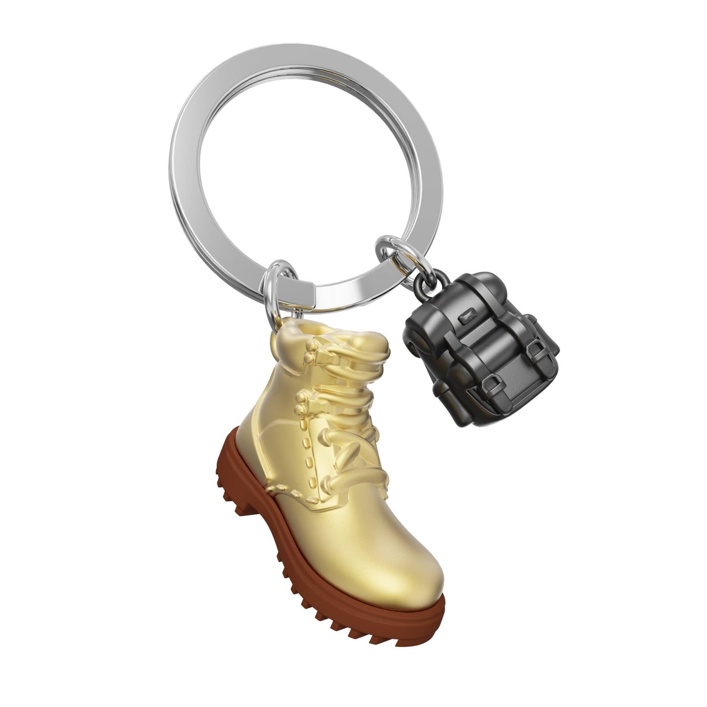 porte cles chaussure de randonnee metalmorphose