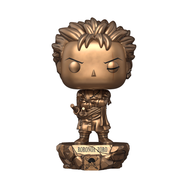 Funko Pop! Plus Roronoa Zoro Statue (Bronze) – One Piece