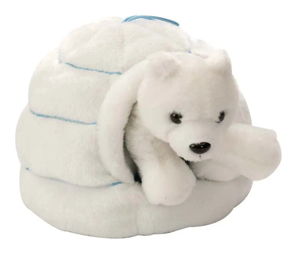 Wild Republic - Polar Bear in an Igloo Stuffed Animal Stuffed Animals