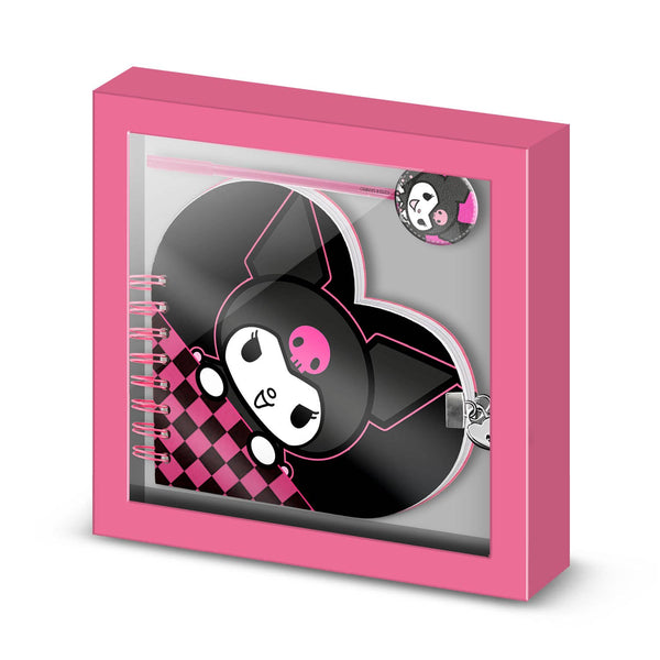 Sanrio Kuromi Chess-Journal Cuore + Penna