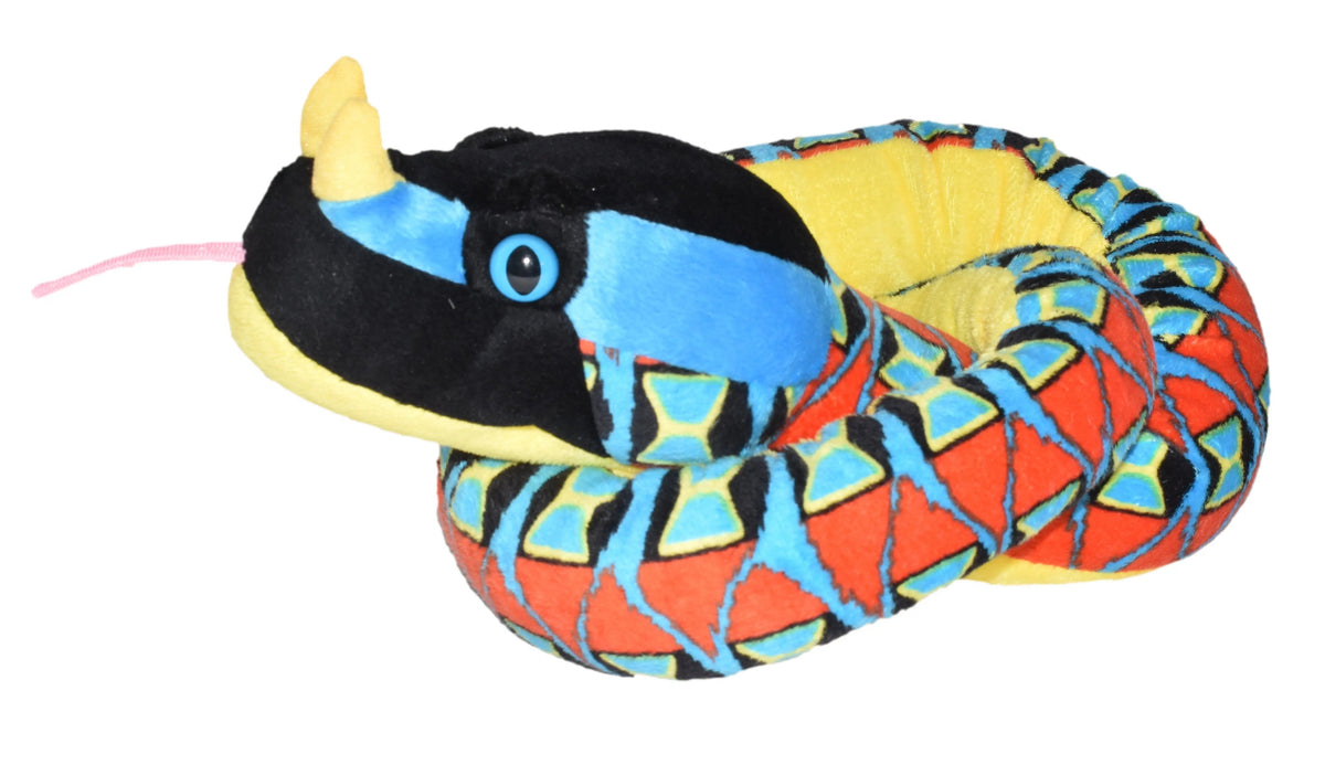 Wild Republic - Rhino Viper Stuffed Animal - 54" Stuffed Animals
