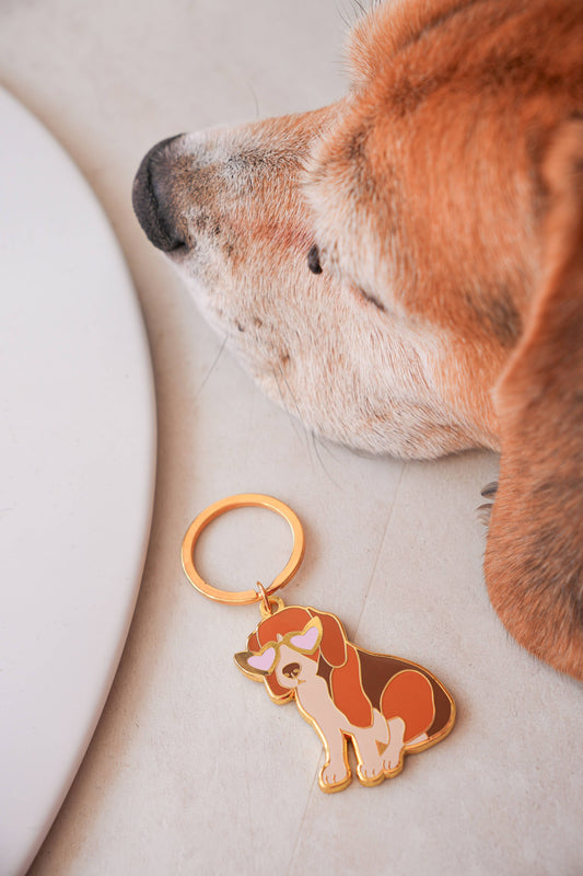 Beagle Keychain