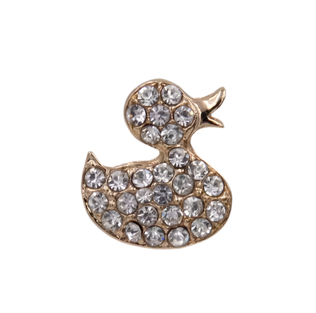 Rhinestone Duck Pin